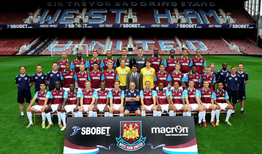 Лучший футбольный клуб Англии Вест Хэм Юнайтед