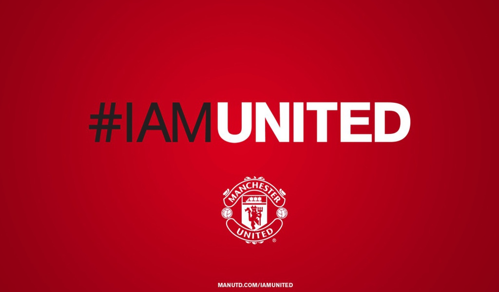 Знаменитая Футбольная команда Англии Манчестер Юнайтед