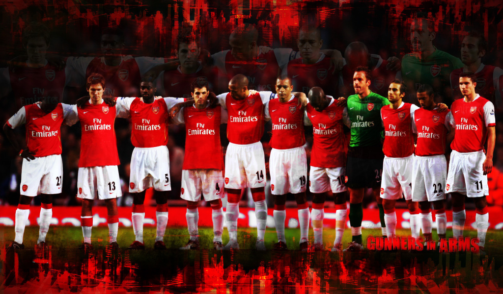 Популярная футбольная команда Арсенал