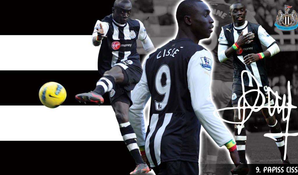 Популярная футбольная команда Англии Ньюкасл Юнайтед