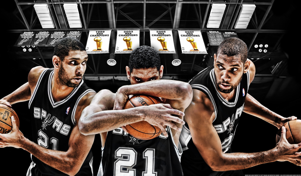 Тим Дункан в атаке