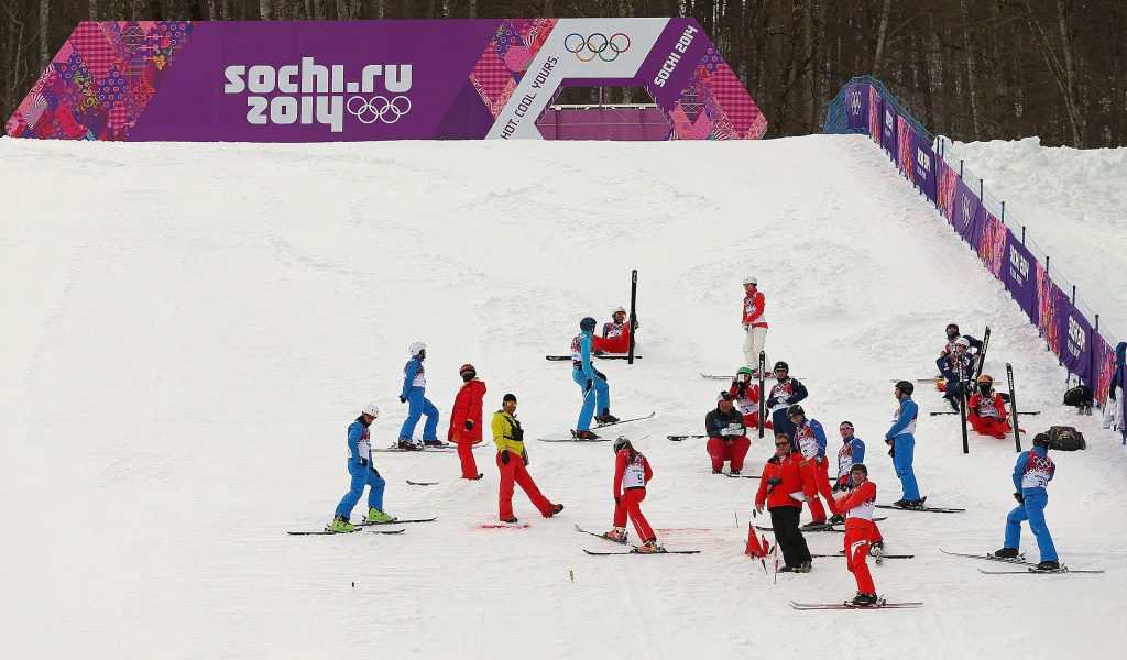 Трасса для фристайла на Олимпиаде в Сочи