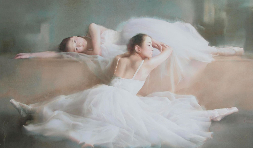 Две балерины отдыхают