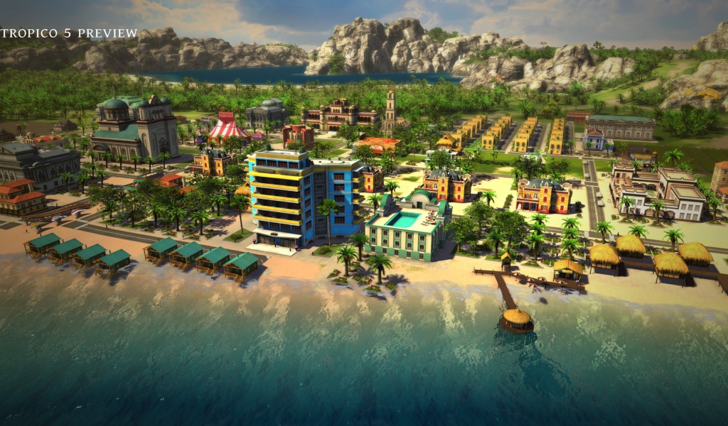 Вид в игре Tropico 5