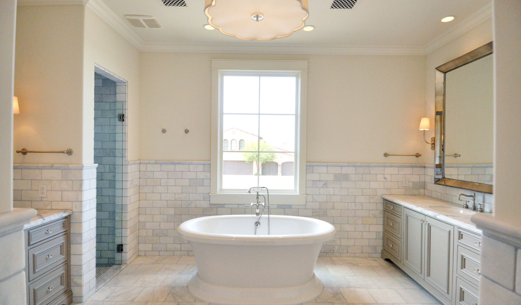 Белая ванная