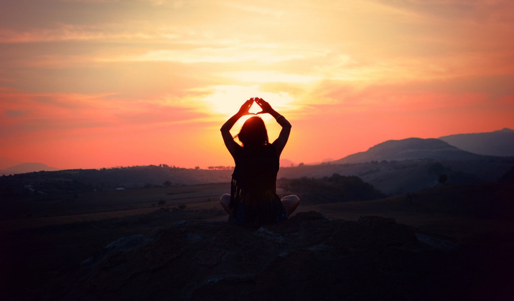 Женщина в горах