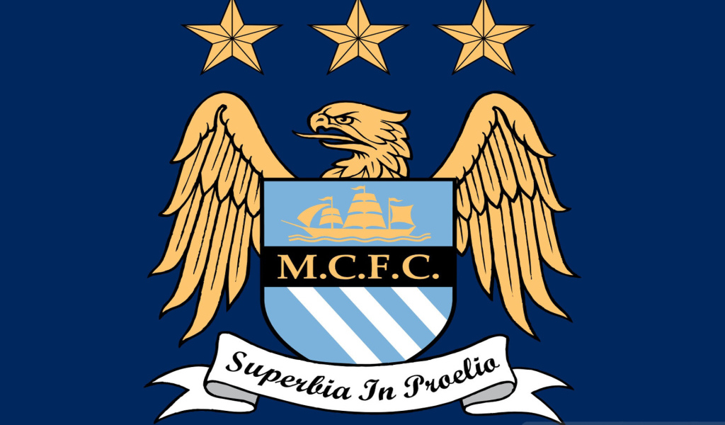 Известный Футбольный клуб Англии Манчестер Сити