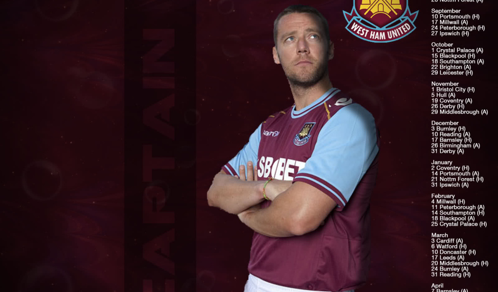 Знаменитый футбольный клуб Вест Хэм Юнайтед