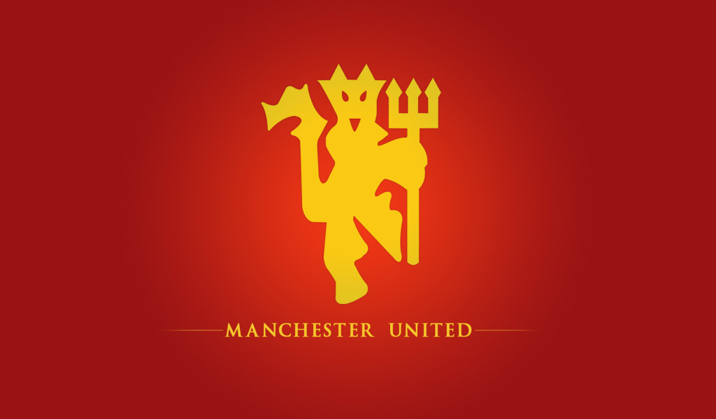 Знаменитая футбольная команда Манчестер Юнайтед