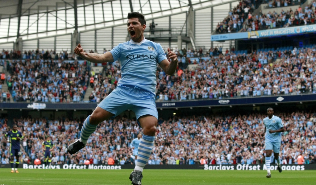 Знаменитая футбольная команда Англии Манчестер Сити