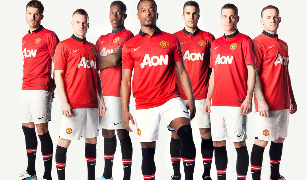 Известная команда Манчестер Юнайтед