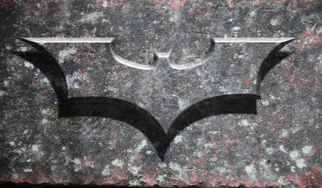 3Д модель логотипа Бетмана