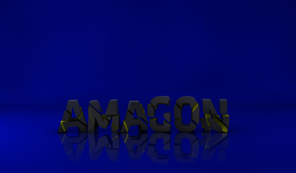 Черные буквы на голубом фоне