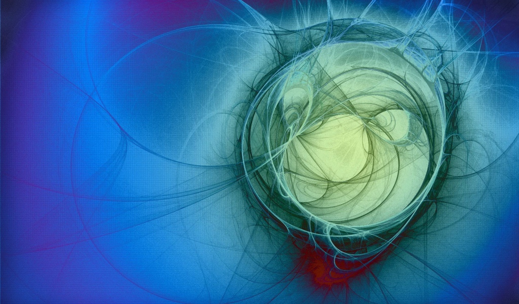 Круг абстрактных линий