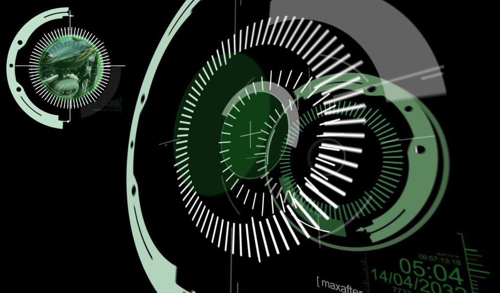 Циферблат прибора в 3Д модели