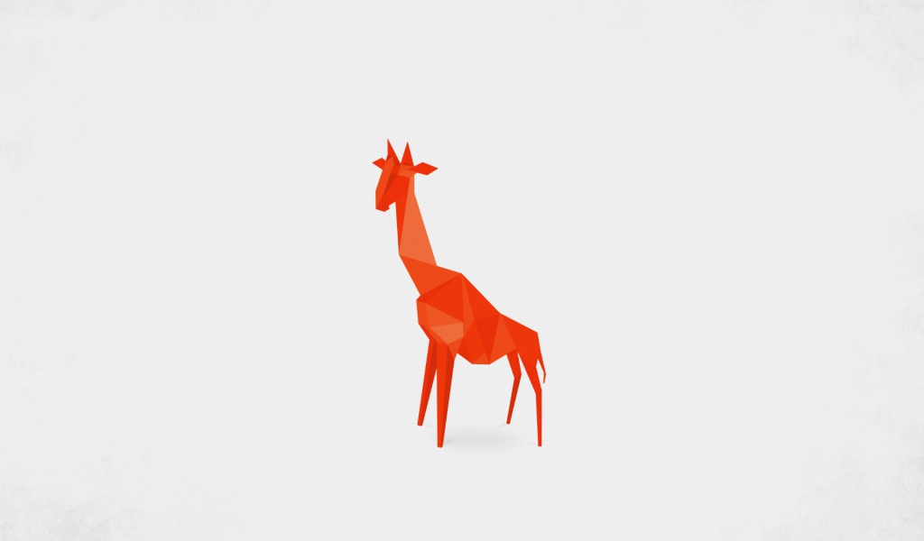 Жираф, 3-Д графика