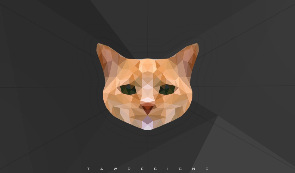 Морда кота, 3-Д графика