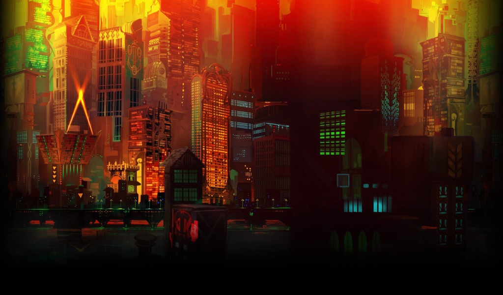 Ночной город, 3Д графика