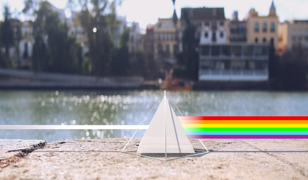 Призма на набережной, 3Д графика