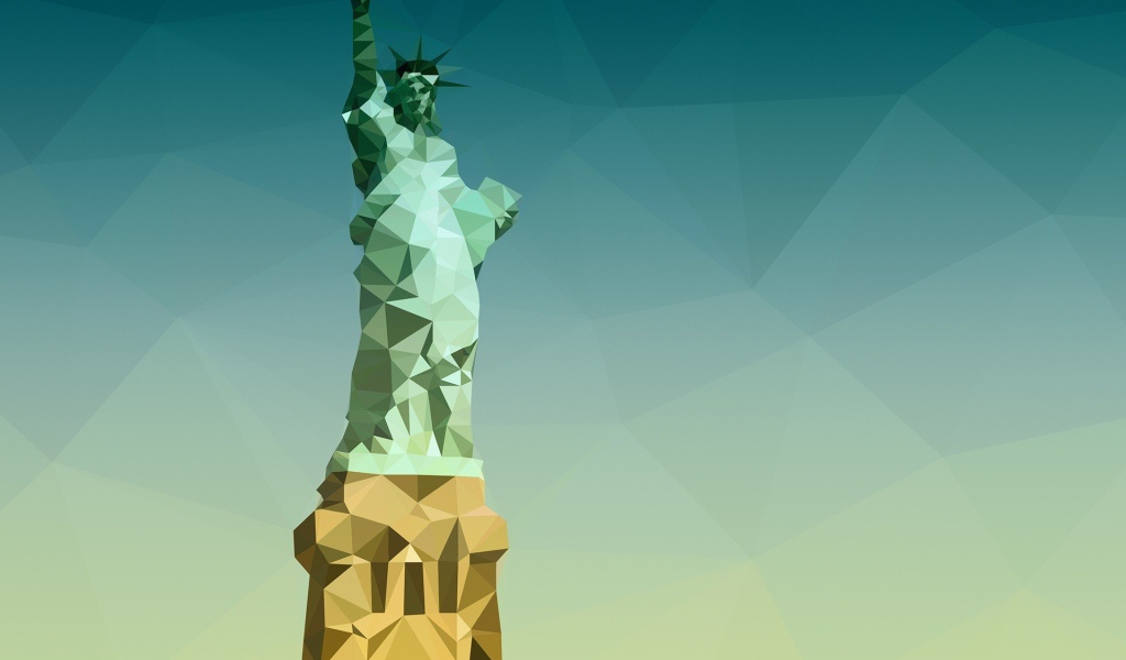 Статуя Свободы, 3-Д графика