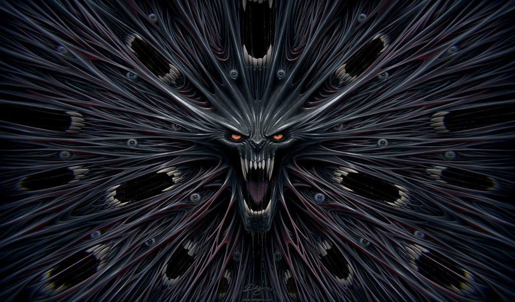 Симметричный фантастический монстр