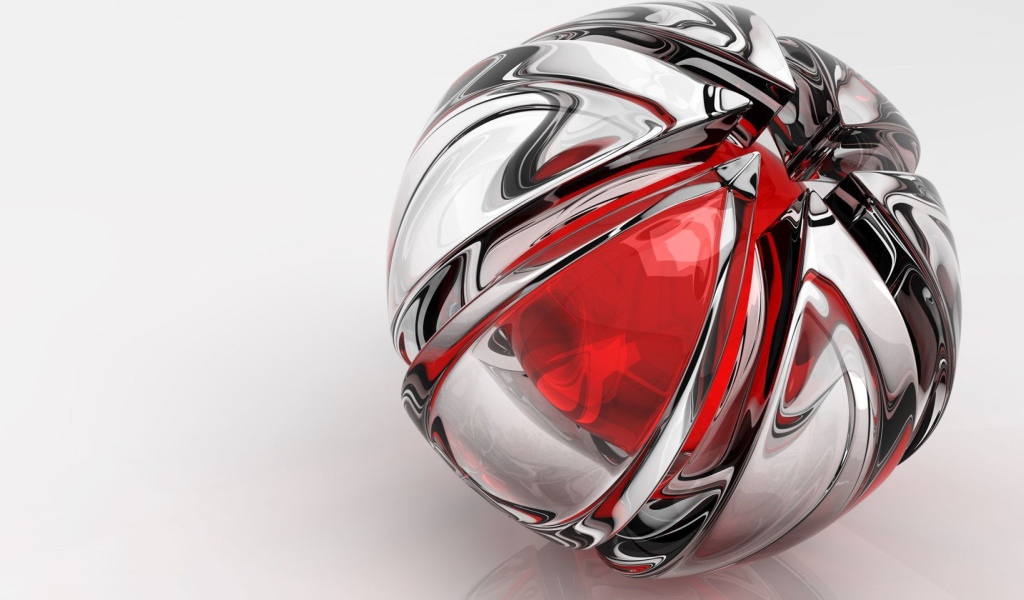 Шар из металла состоящий из долек