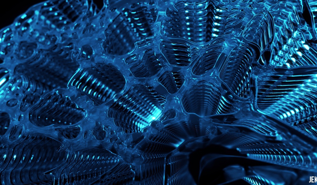 Объемная структура из льда