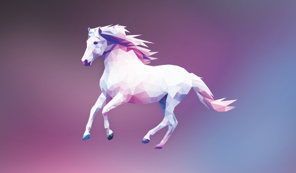 Белый конь, 3Д графика