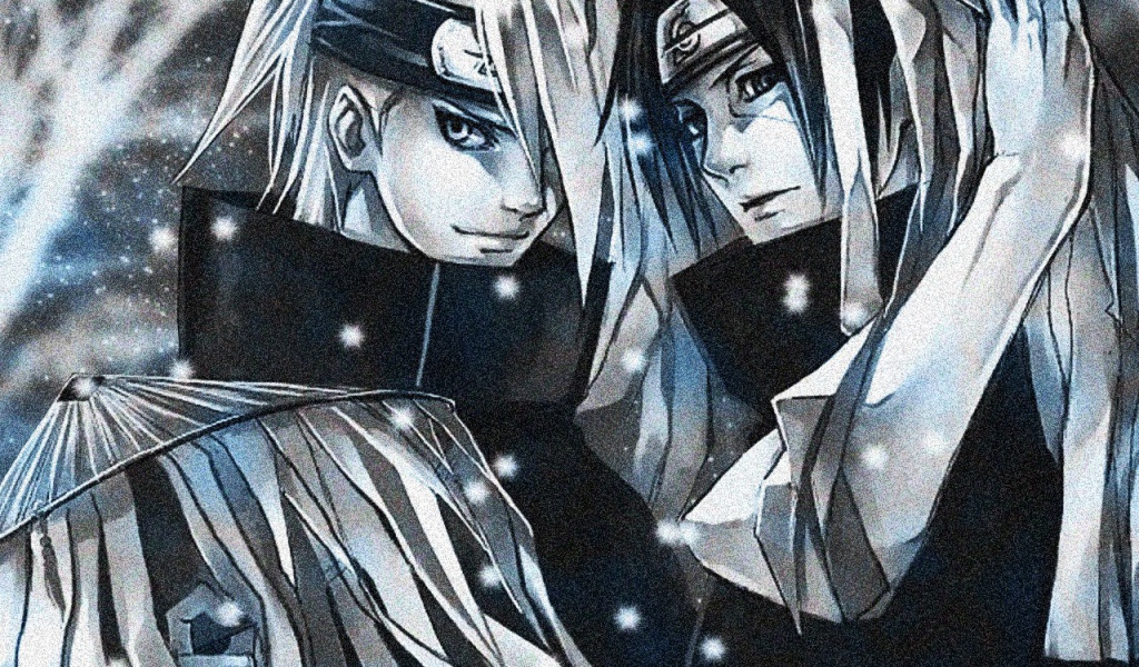 Акацуки и Деидара из манги Naruto Shippuuden