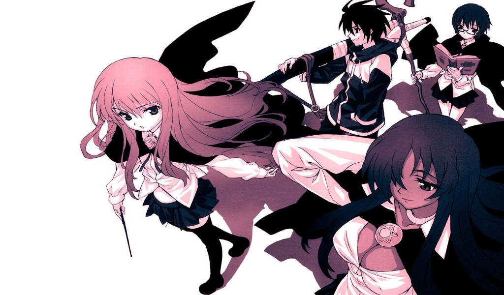 Персонажи аниме Подручный Луизы-Нулизы