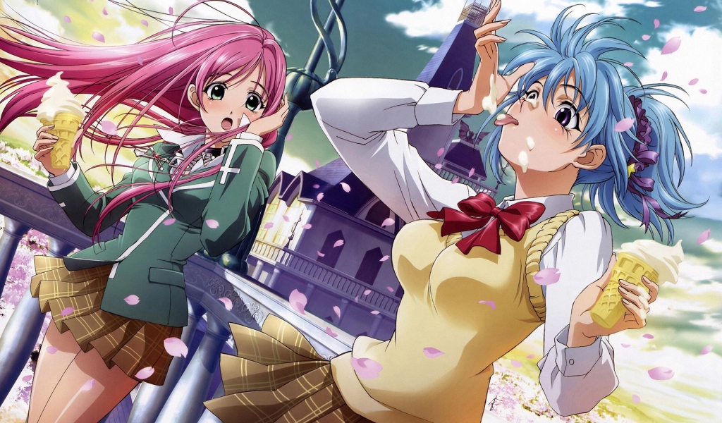 Персонажи аниме Крестик + Вампир