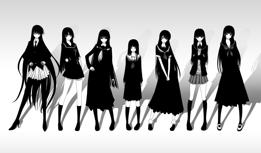 Персонажи аниме Сумеречная дева и амнезия