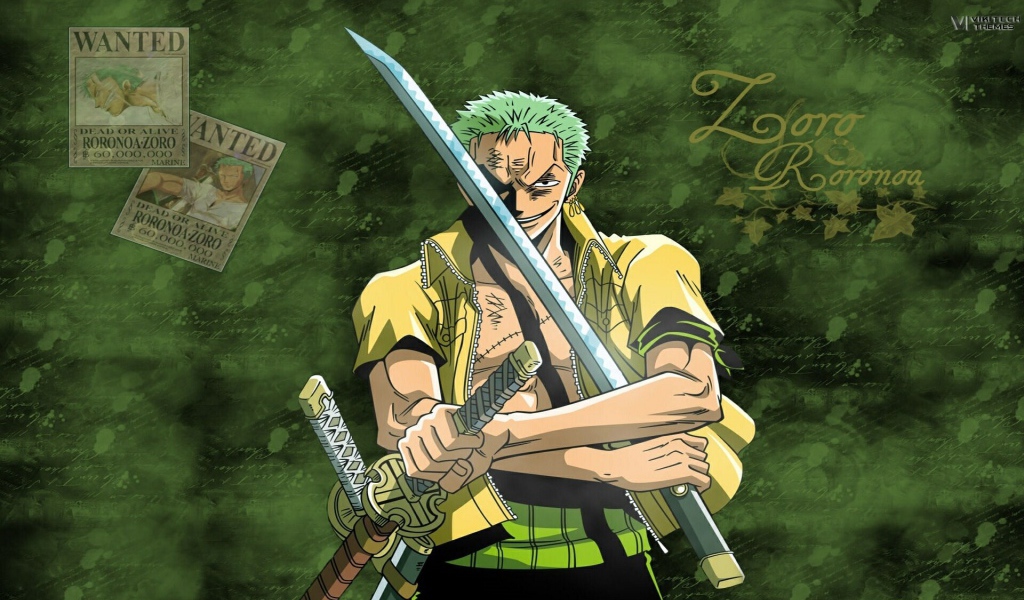 Персонаж аниме Ророноа Зоро