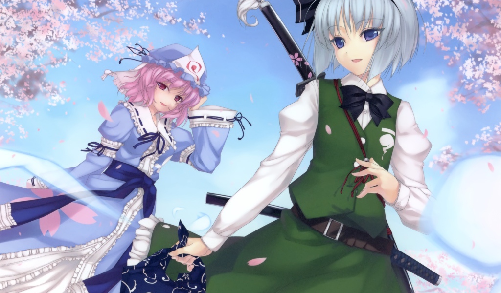 Герои аниме Saigyouji Yuyuko