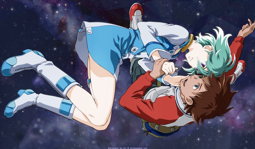 Аниме персонажи в невесомости, Eureka Seven