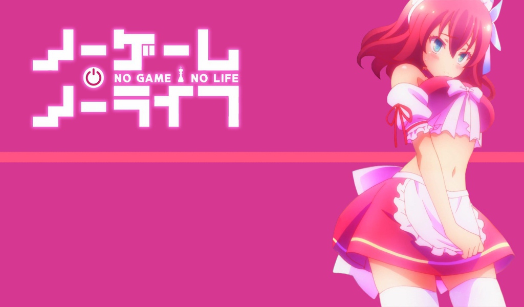 Аниме Игра на выживание, розовый фон