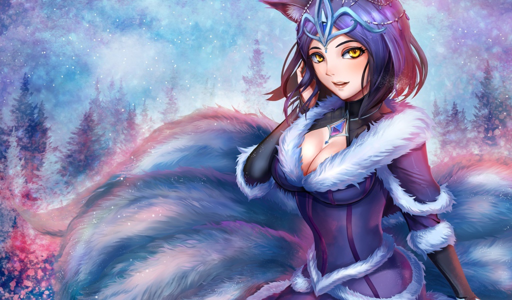 Аниме девушка оборотень