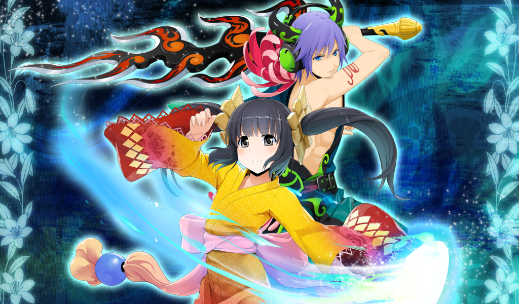 Сражение героев аниме Onigirl