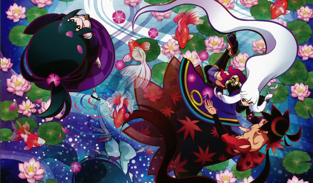 Красивое аниме Katanagatari