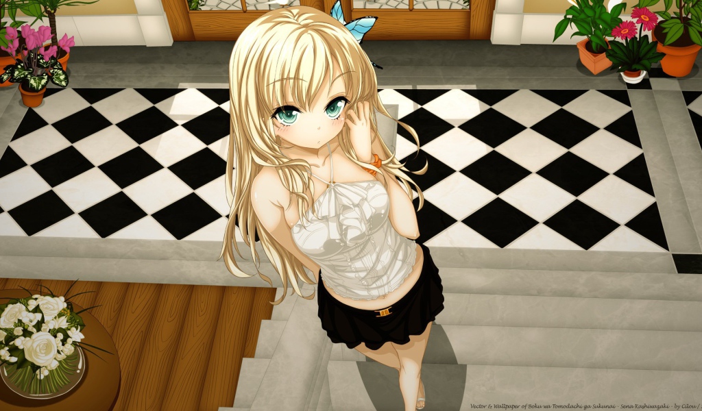 Блондинка в аниме У меня мало друзей