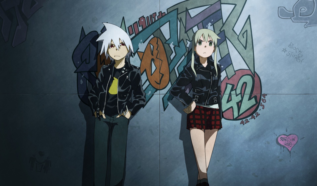 Парень и девушка из аниме Пожиратель душ