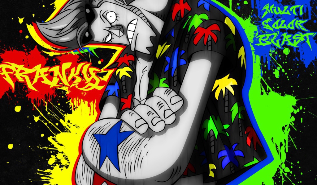 Персонаж Франки из аниме Большой куш