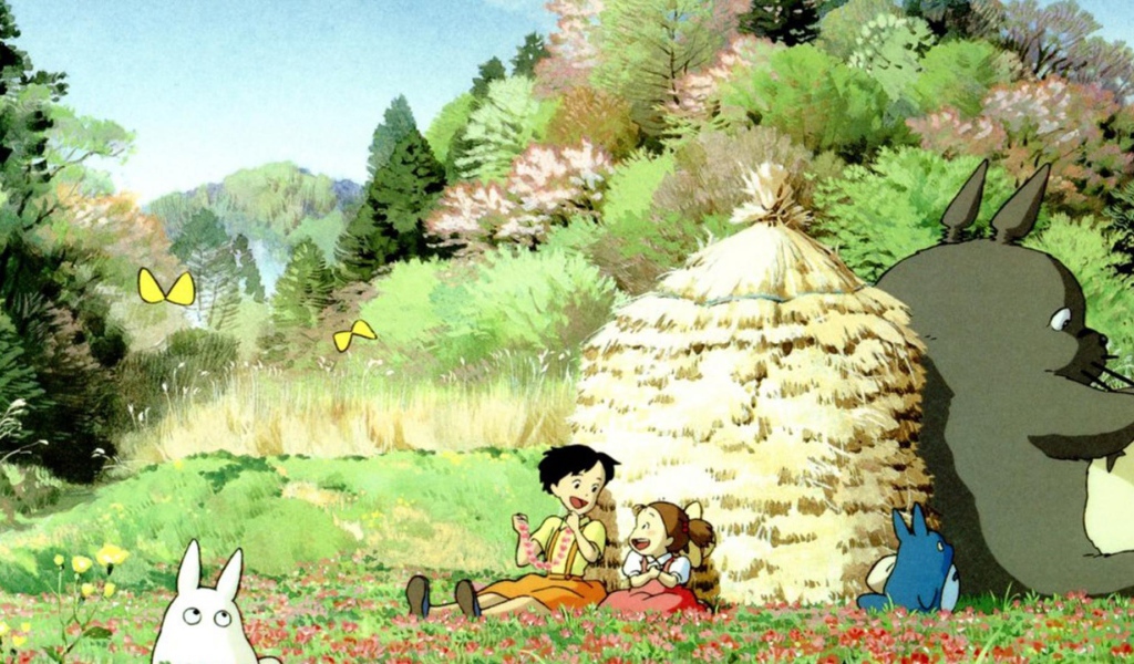 Дети в походе, аниме Мой сосед Тоторо