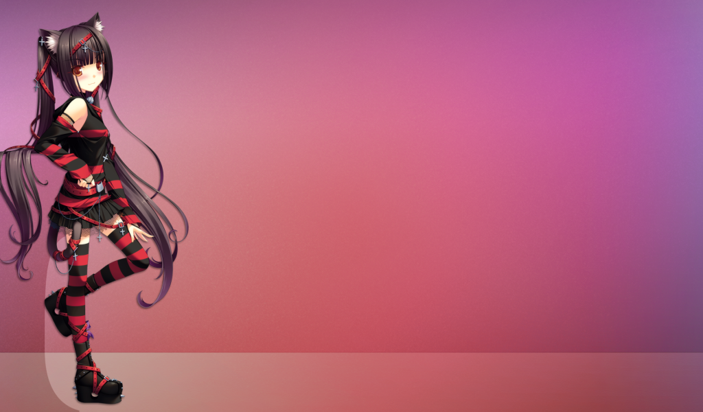 Шоколадка, девушка аниме