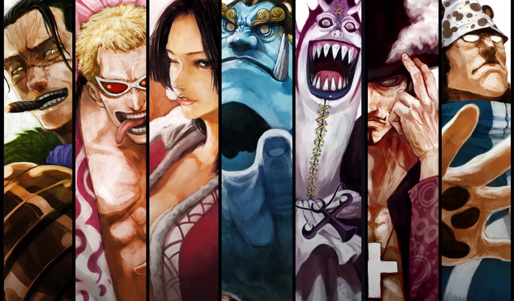 Разные персонажи аниме One Piece