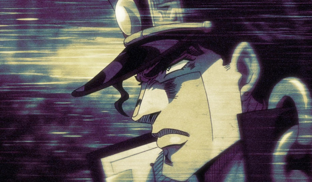 Джотаро в аниме Приключения Джоджо