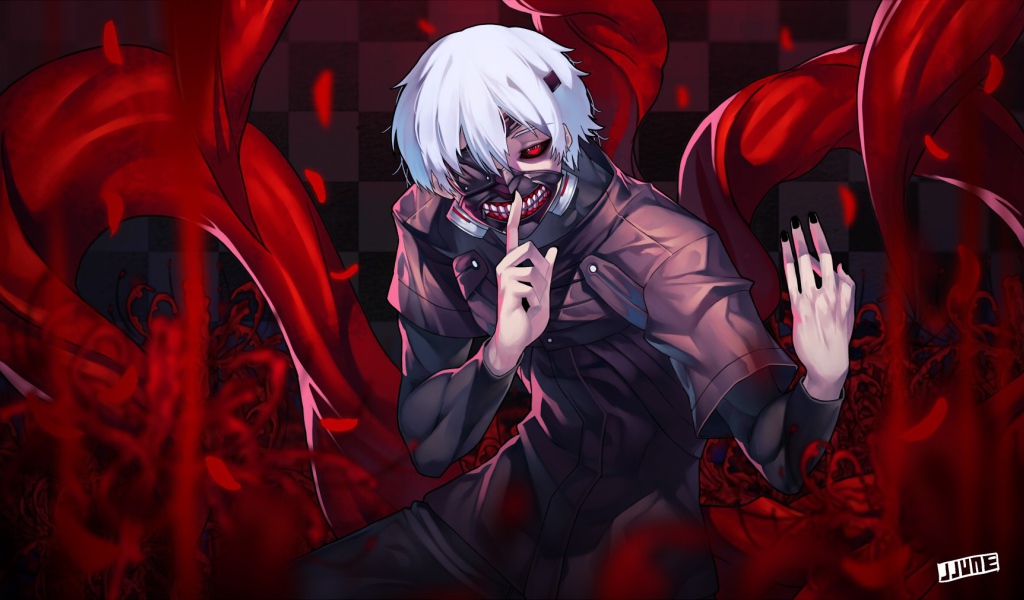 Evil anime character Tokyo Ghoul