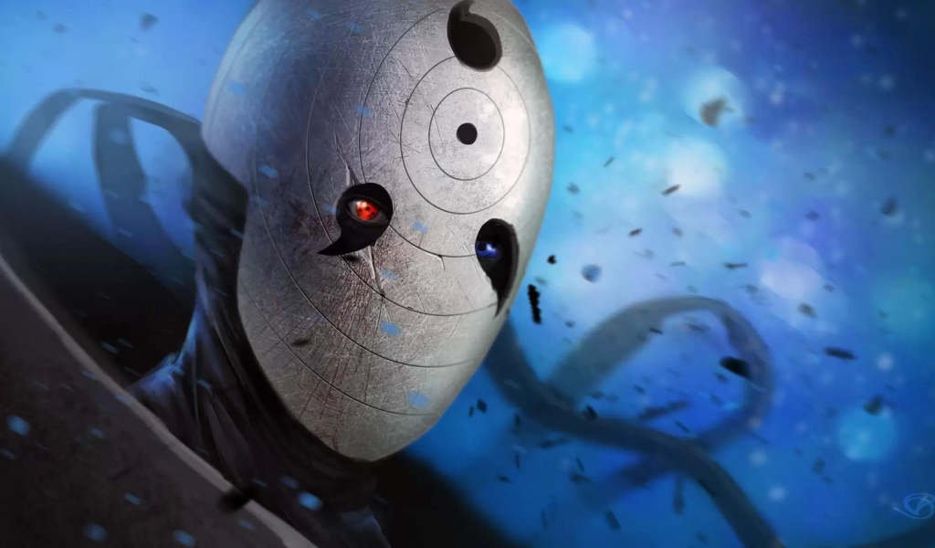 Глаз Шаринган у робота, аниме