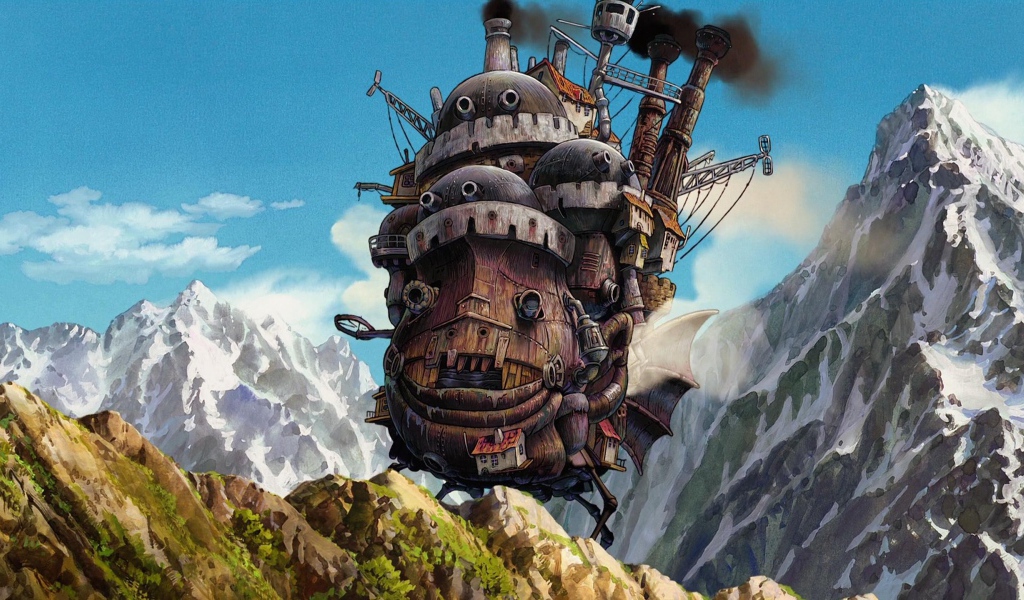 Летающий корабль в аниме Тоторо