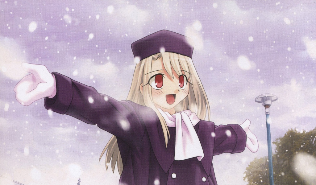 Девушка из аниме Illyasviel von Einzbern